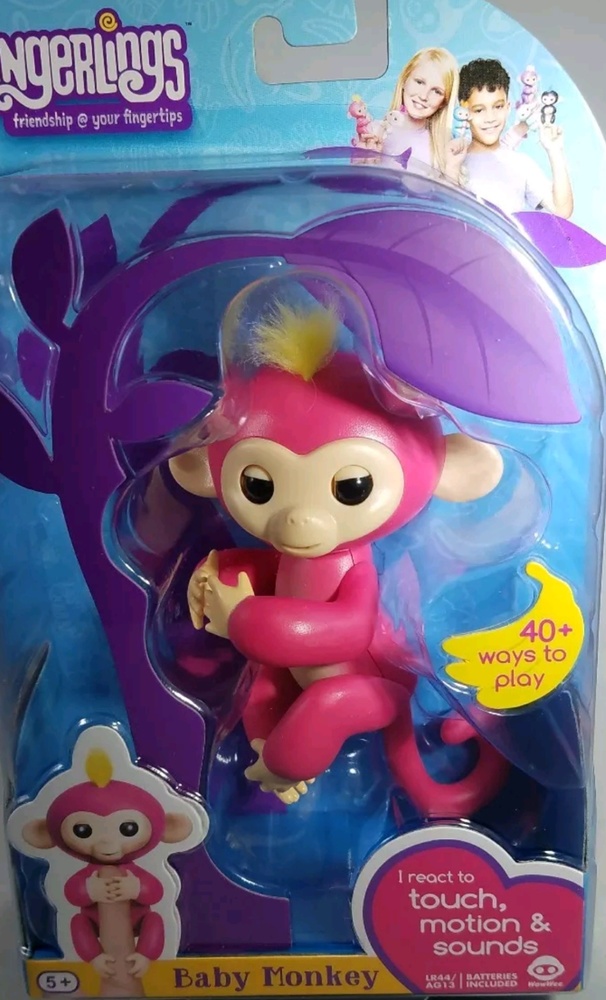 AUTHENTIC WowWee Fingerlings BELLA the Baby Monkey